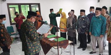 Kepala Kantor Melantik dan Mengambil Sumpah Jabatan Fungsional Kependidikan Kementerian Agama Kab. Sukabumi