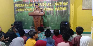 Pesantren Tahfidz Al-Qur’an Fathiyyah Zahra Abdul Karim Peringati Isra Mi’raj Nabi Muhammad SAW