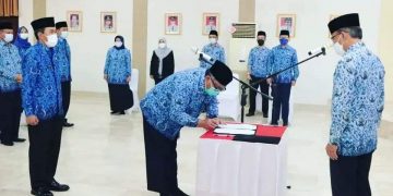 Bupati Sukabumi Kukuhkan Korpri Masa Bakti 2021-2026
