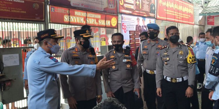 Sinergis Polres dan Lapas Sukabumi Gelar Vaksin Booster