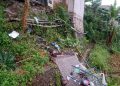 Akibat Longsor Dinding Rumah Warga Pabuaran Ambruk
