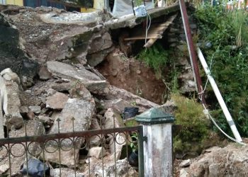 Bencana Tanah Anjlok di Kecamatan Cireunghas Sukabumi