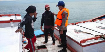 Polairud Sukabumi Gelar Patroli Perairan Palabuhanratu Hingga Ciwaru