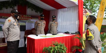 Wakapolres Sukabumi Cek Pos Pengamanan Dikawasan Wisata