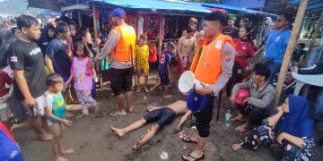 Tiga Wisatawan Asal Cidahu Terseret Ombak Citepus Palabuhanratu