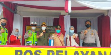 Sekda Monitoring Pos Pengaman dan Kesiapan Pilkades di Kecamatan Sukabumi