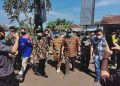 Bupati Didampingi Dandim 0607 dan Kapolres Monitoring Pilkades Serentak