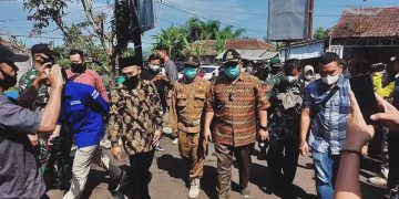 Bupati Didampingi Dandim 0607 dan Kapolres Monitoring Pilkades Serentak