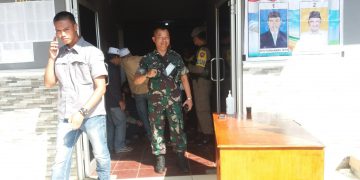 Danramil Nagrak Monitoring Pilkades Serentak