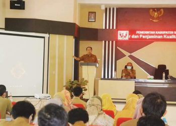Sekda Apresiasi Diklat Asesor dan Penjamin Kualitas Tigkat Perangkat Daerah