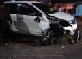 Avanza Terlibat Tabrakan dengan Pemotor di Jampangkulon