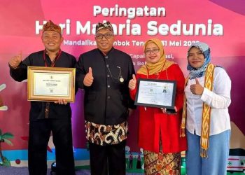 Bupati Sukabumi Dianugerahi Sertifikat Eliminasi Malaria Oleh Kemenkes RI