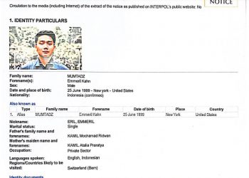Polri: Interpol Terbitkan Kerjasama Pencarian Emmeril Khan Mumtadz