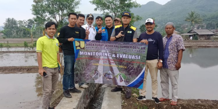 Monev BBWS Citarum untuk Pekerjaan Irigasi di Sukabumi