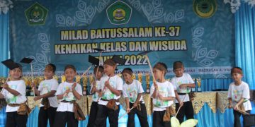 Milad Baitussalam Ke-37 Menampilkan Tarian Siswa TKQ/PaudQu/MI/MD Baitussalam