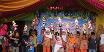 Paud Melati dan MDTA Tarbiyatul Athfal Gelar Haplah Akhirussanah Tahun Ajaran 2021-2022