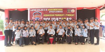 61 Pegawai Lapas Warungkiara Naik Pangkat Satu Tingkat Lebih Tinggi