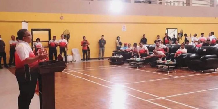 320 Atlet Porprov Dikukuhkan Bupati di GOR Pemuda Cisaat