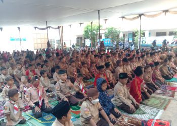 PaudQu/MI Baitussalam Sambut Tahun Baru Islam 1444 H. Dengan Do’a Bersama