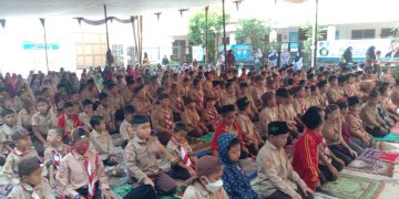 PaudQu/MI Baitussalam Sambut Tahun Baru Islam 1444 H. Dengan Do’a Bersama