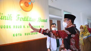 Walikota Sukabumi Resmikan Klinik Fertilas dan Halo Bunut