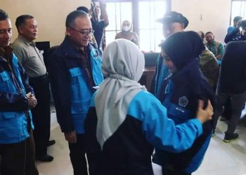 Lepas KKN Mahasiswa STISIP WPM, Wabup Minta Selaraskan dengan Program Kab Sukabumi