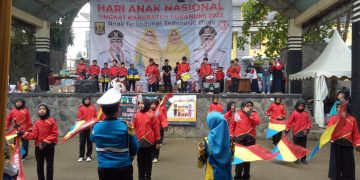 Drumband MI Baitussalam Tampil Di Acara Hari Anak Nasional Tingkat Kab. Sukabumi