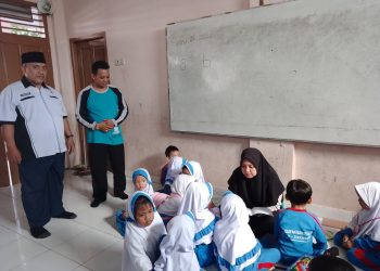 Pengawas Kementerian Agama Kab. Sukabumi Monitoring PaudQu Baitussalam