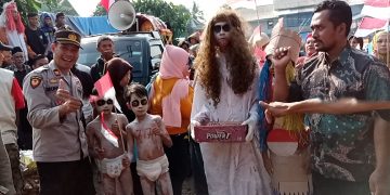Ratusan Orang Ramaikan Karnaval Semarak Kemerdekaan di Curugkembar