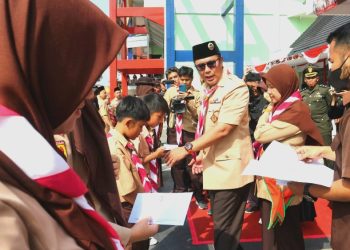 85 Juta Disalurkan Baznas Kota Sukabumi untuk Pelajar Yatim Piatu di HUT Pramuka Ke 61