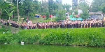 420 Siswa Ikuti Jambore Ranting Kwaran Gerakan Pramuka di Kecamatan Sukabumi