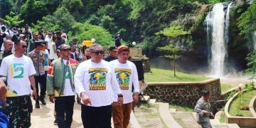 Bupati Resmikan Wisata Curug Sodong Geopark Ciletuh Palabuhanratu