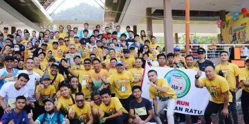 Pada Lomba Lari 5 KM, Wabup: Pembangunan Butuh Fisik Kuat dan Mental yang Hebat