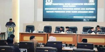 Paripurna DPRD, Bupati Sampaikan Nota Pengantar Raperda Perubahan APBD 2022