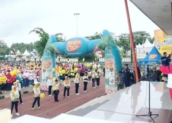Peluncuran Senam Gurilapss Khas Sukabumi Dilakukan Langsung dengan Bupati