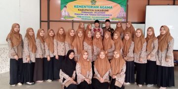 Pendidik dan Tenaga Kependidikan PaudQu/TK Al-Qur’an/MI/MDT Baitussalam Ikuti Pembinaan dari Kemenag