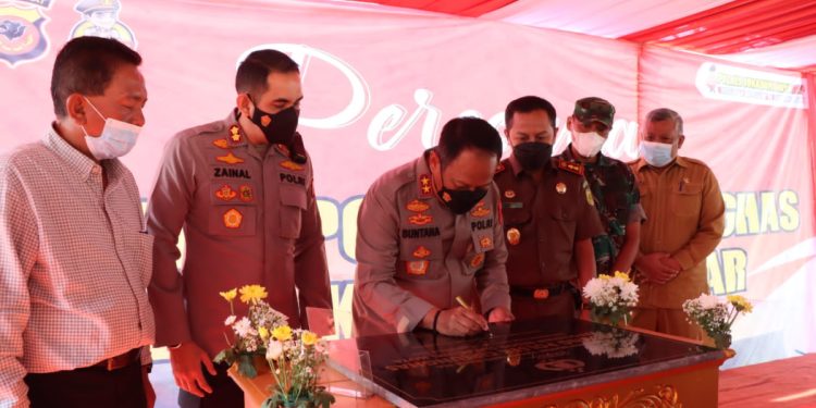 Kapolda Jabar Resmikan Gedung Baru Polsek Cireungkas Polres Sukabumi Kota