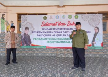 Kemenag Kab Sukabumi Tutup Kegiatan PTS Ganjil MI/MDT Baitussalam dan TSS TKSB PaudQu/TKQ Baitussalam