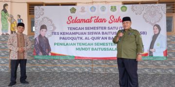 Kemenag Kab Sukabumi Tutup Kegiatan PTS Ganjil MI/MDT Baitussalam dan TSS TKSB PaudQu/TKQ Baitussalam