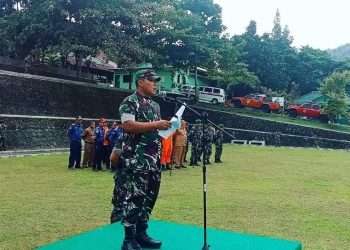 Kodim 0622 Sukabumi Gelar Apel Kesiapsiagaan Bencana