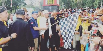 Jalan Sehat Pekan Budaya Daerah, Wabup Apresiasi Kecamatan Parungkuda