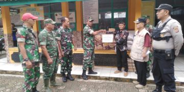 Kodim 0622 Sukabumi Salurkan Bantuan Kemanusiaan Korban Luapan Sungai Cikaso Cibitung