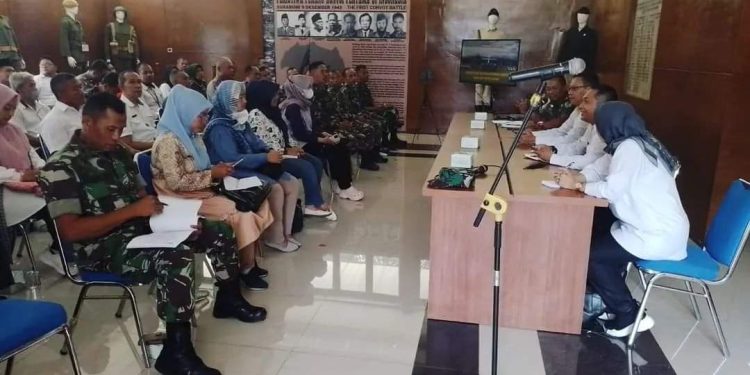 Jelang HUT Ke 77 TNI, Kodim 0607 Gelar Rakor di Palahan Bojong Kokosan