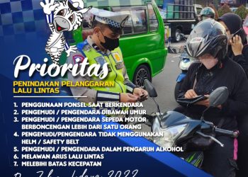 Catat, ini 7 Prioritas Sasaran di Operasi Zebra Lodaya 2022 Polres Sukabumi Kota