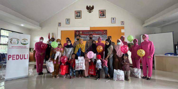Setukpa Lemdiklat Polri Sukabumi Gelar Baksos Kampus Peduli, Percepat Turunkan Stunting