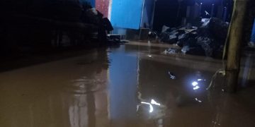 Belasan Rumah Terdampak Banjir di Purabaya, Satu Keluarga Mengungsi