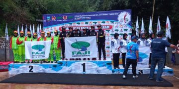 Cabor Arung Jeram Kabupaten Sukabumi Sabet 5 Medai Emas di Porprov Jabar
