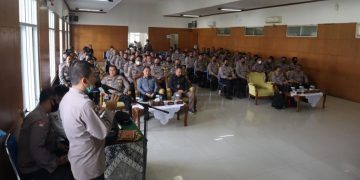 Puluhan Bhabinkamtibmas Polres Kota Sukabumi Ikuti Pelatihan