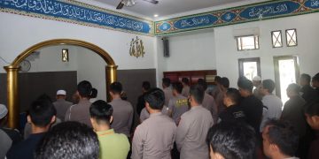 Polres Sukabumi Gelar Shalat Ghaib untuk Korban Meninggal Dunia Akibat Gempa Cianjur