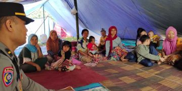 Menggema, Bacaan Shalawat di Posko Pengngsian Gempa Cianjur